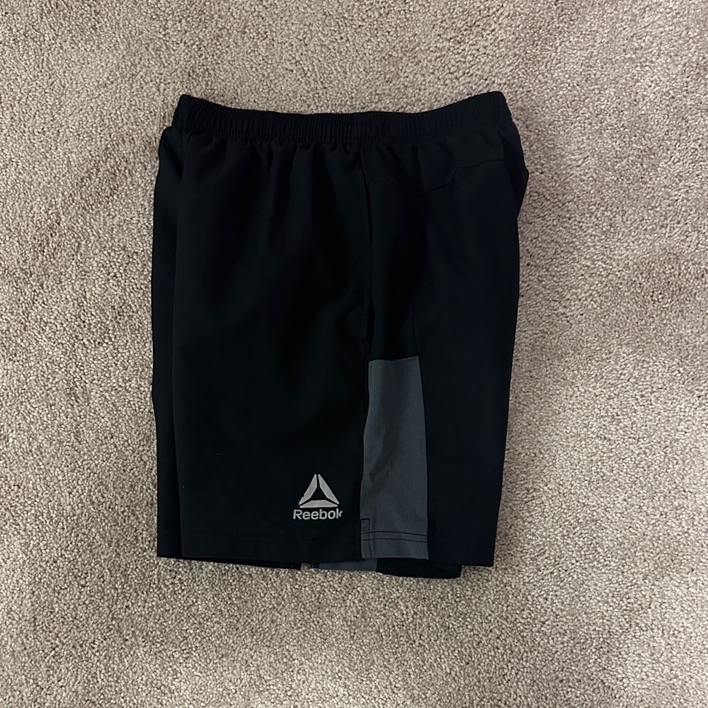 Reebok Men's CrossFit Shorts in Black with Gray Panel
